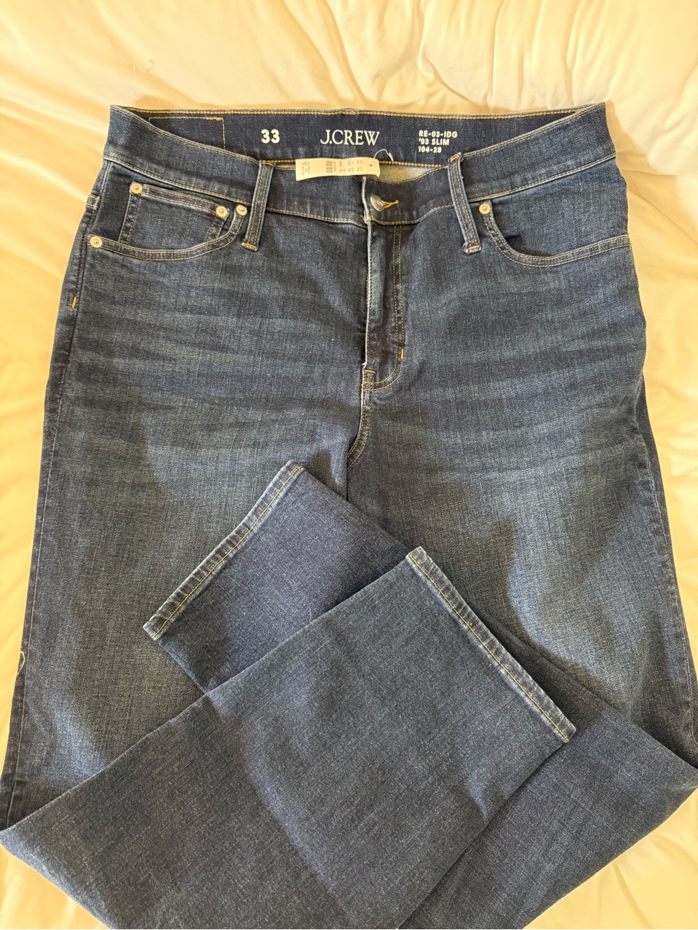 J.Crew Straight Leg Jeans in Dark Blue Wash - Women's